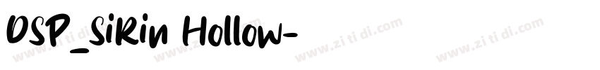 DSP_SiRin Hollow字体转换
